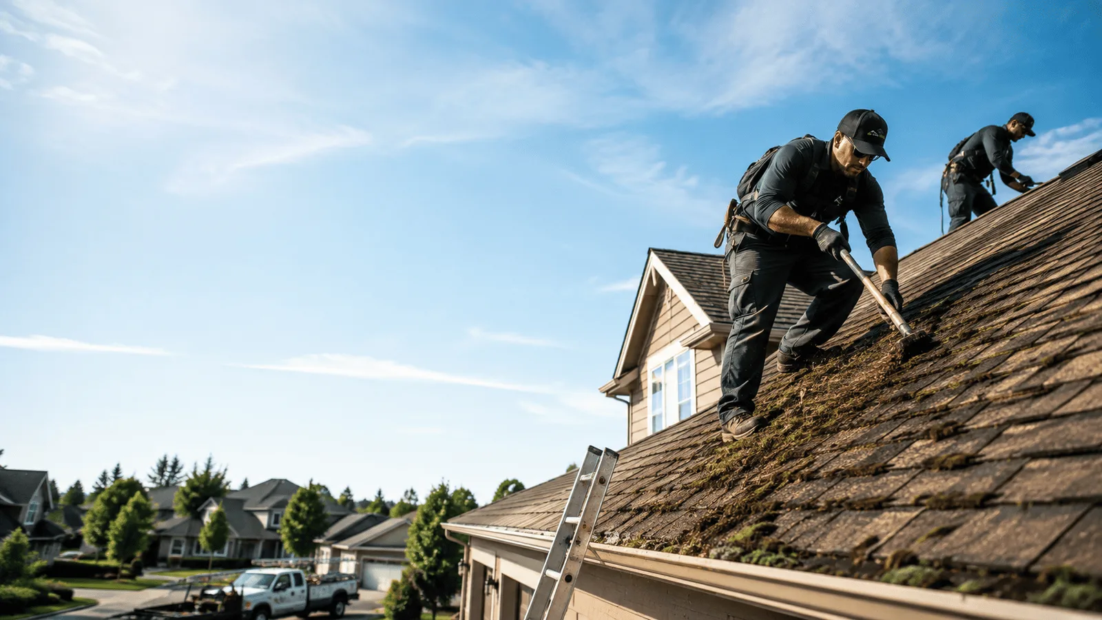 Roof Moss Removal in Vermilion, IL near me